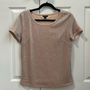 Beautiful rose gold metallic shirt from Ann Taylor - perfect condition